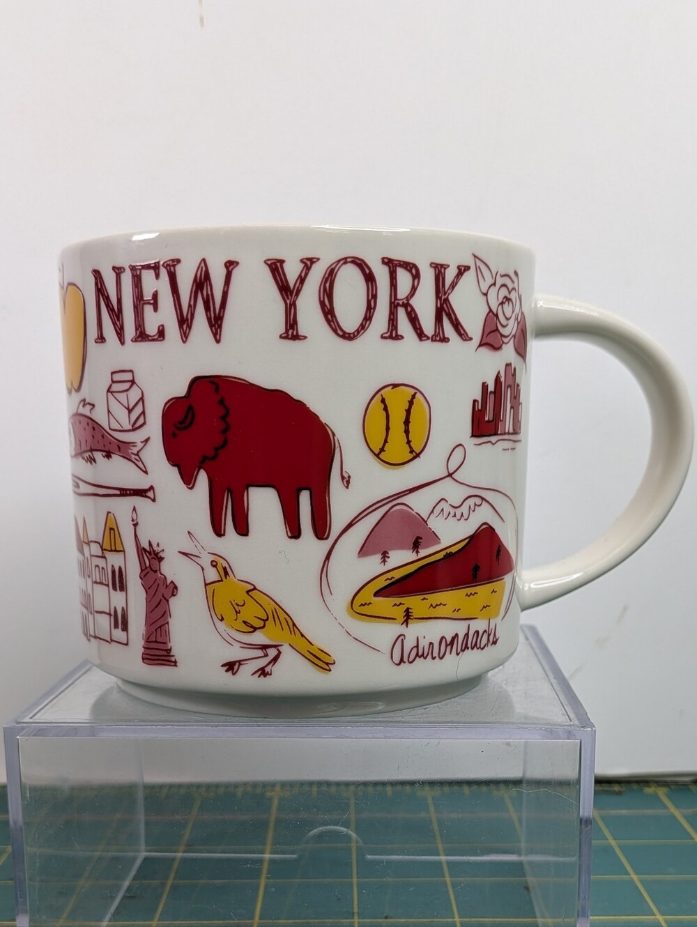 Starbucks New York Coffee Mug, Red Been There Series
